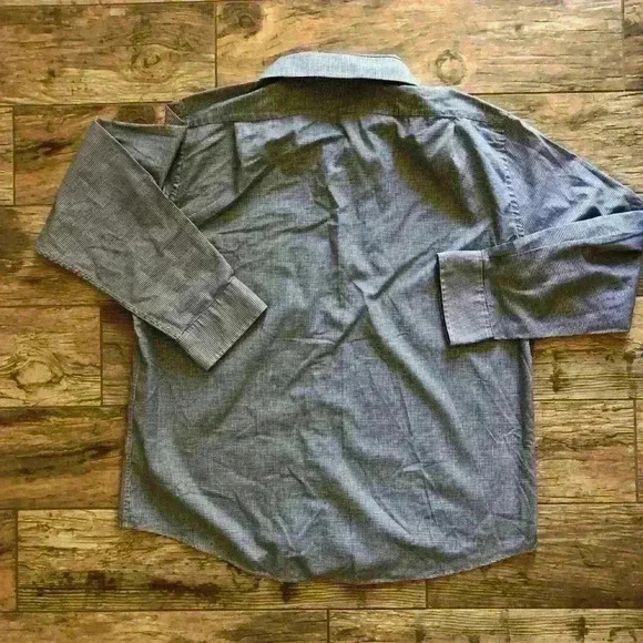 Dockers black white plaid long sleeve button down shirt mens XL - Picture 3 of 7